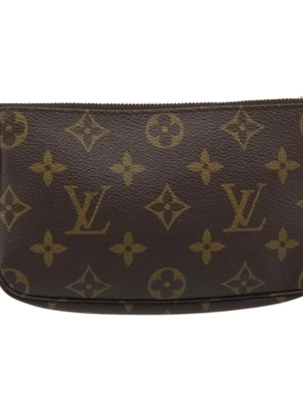 LOUIS VUITTON Monogram Mini Pochette Accessoires Pouch N41667 LV Auth mr2632